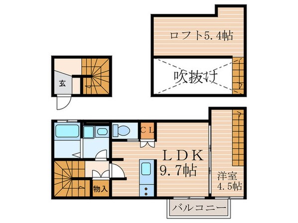 BRONTE明石Ⅱの物件間取画像